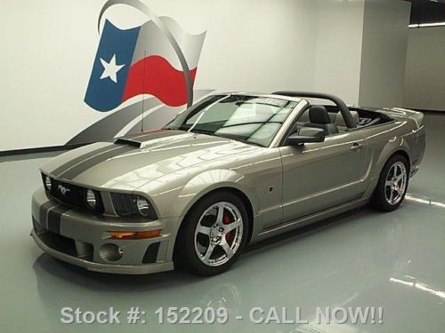 2008 ford mustang roush stage 3 convertible leather 13k texas direct auto