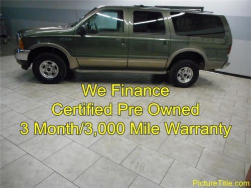 00 excursion limited 4x4 leather certified warranty we finance texas