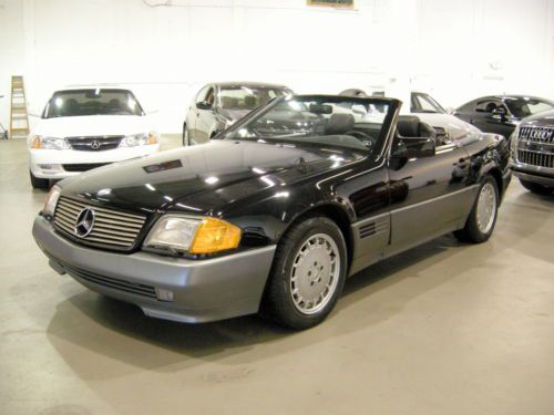 1991 sl500 wow carfax certified one florida owner low mile mint condition 2 tops