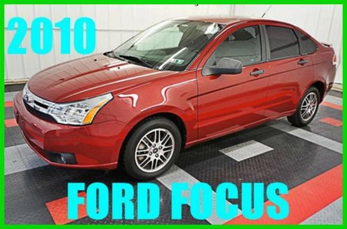 2010 ford focus se nice! one owner! gas saver! sporty! 60+ photos! must see!