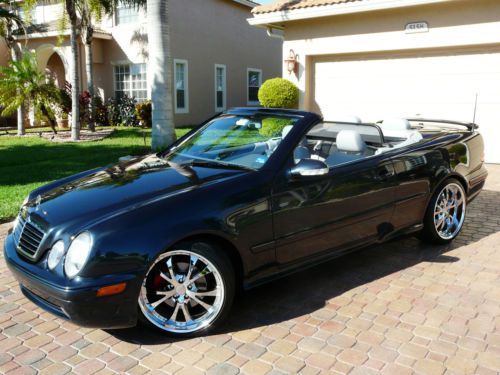 2002 mercedes-benz clk430 base convertible 2-door 4.3l-rare renntech edition