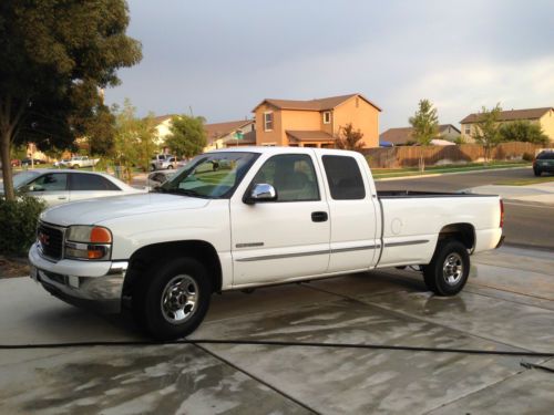 2000 gmc sierra 2500 3/4ton extended cab long bed great running truck, smogged