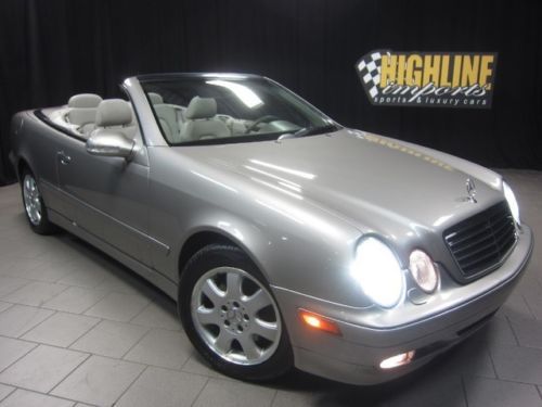 2003 mercedes clk320 cabriolet, 227hp v6, heated leather seats, serviced &amp; car!!