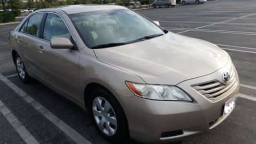 2007 toyota camry, 4 cly, clean title, smogged, low miles, no reserve!!!