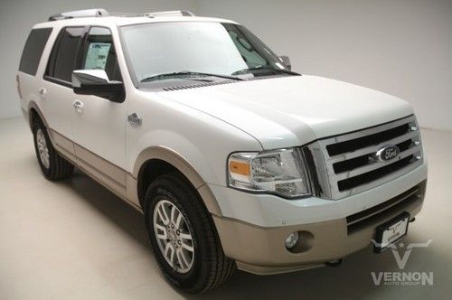 2013 king ranch 4x4 navigation sunroof leather heated power running boards v8