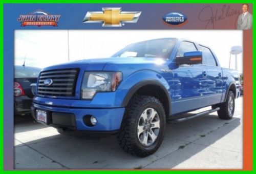 Blue 2011 ford f-150 5l v8 pickup truck auto tow cloth 4wd financing available!