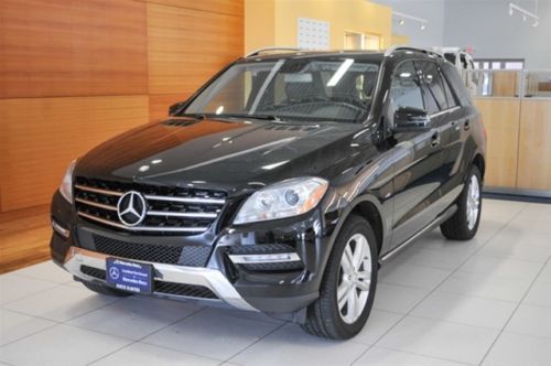 Certified used 2012 mercedes ml350 4matic with premium i package and sunroof
