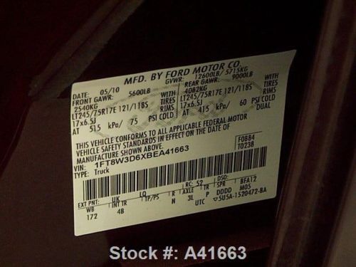2011 FORD F350 LARIAT CREW DRW 4X4 NAV DVD SUNROOF 45K TEXAS DIRECT AUTO, US $35,980.00, image 22