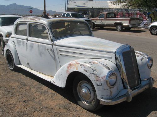 1953 mercedes benz 220 4-door rare rag top project resto rod street hot custom