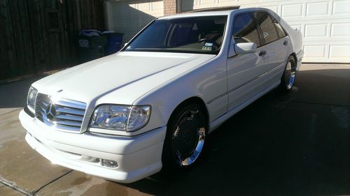 1999 mercedes benz s320 white