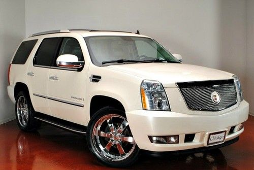 2009 cadillac escalade awd diamond white fully serviced loaded with options