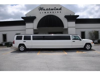 Limo, limousine, jeep, commander, 2006, suv limo, super stretch, luxury, rare
