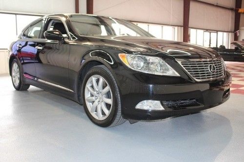 2009 lexus ls 460 4dr sdn awd nav cam roof heated leather seats luxury one owner