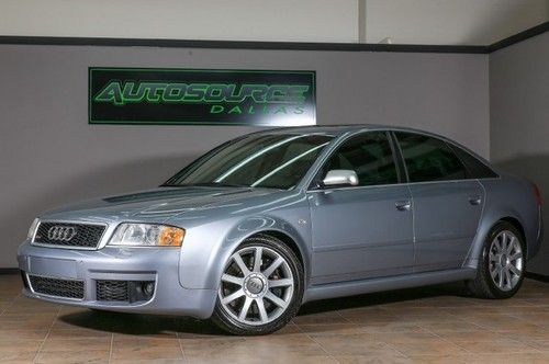 2003 audi rs6, rare, sport exhaust, clean carfax! we finance!
