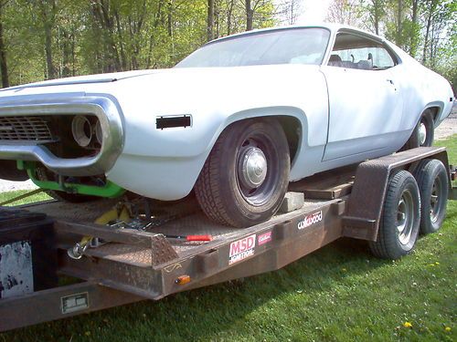1971 plymouth satellite va car very solid make a road runner or gtx clone