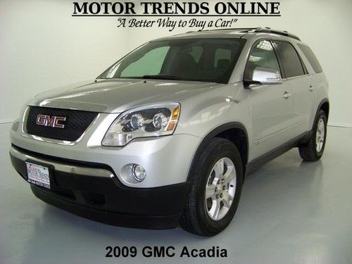 Awd slt dual roof power tailgate leather htd seats bose 2009 gmc acadia 97k