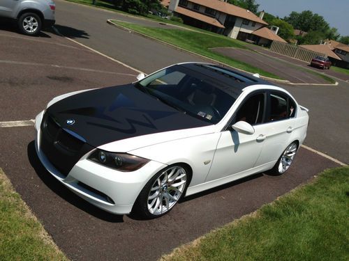 Lowered white and matte black, unique style 06 bmw 330i