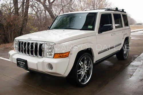 2006 jeep commander limited clean carfax leather heated seats dual sunroof