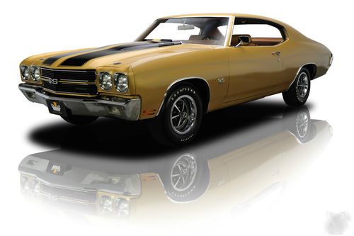 Chevelle-rare gold w/saddle int.-63k miles-#'s match-show or go!  69 71 72 73