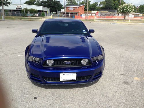 2013 ford mustang gt coupe premium 2-door 5.0l  (deep impact blue)