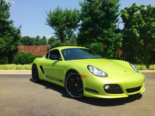 2012 porsche cayman r peridot green metallic, nicely equipped