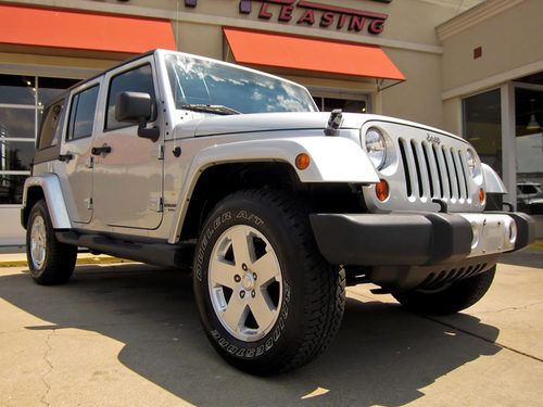 2011 jeep wrangler unlimited sahara 4x4, 1-owner, only 8k miles, hard top, more!
