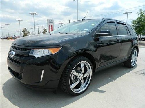 2013 ford edge limited 3.5l v6 hid's, exhaust, rims!!! only 1300 miles!!!