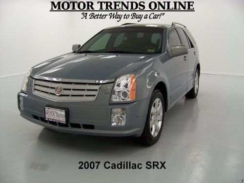 Navigation pano roof leather htd seats power tailgate 2007 cadillac srx 54k