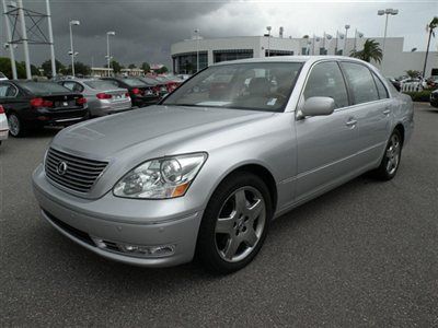 2006 lexus ls430 **one owner**  silver heated/cooled seats navigation export ok