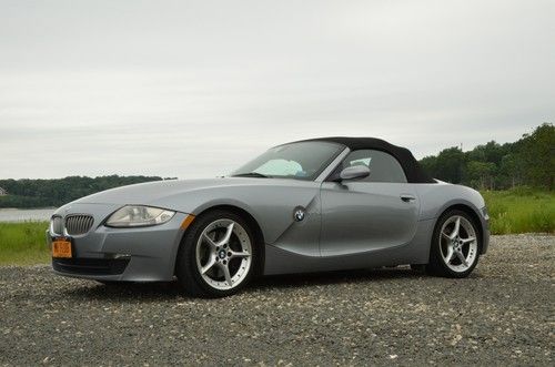 2006 bmw z4 roadster 3.0si convertible gray - near mint &amp; extremely clean - rare