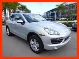 2012 porsche cayenne s   one owner silver moonroof