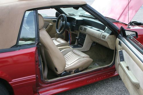 Used Cars In Philadelphia >> Buy used 1987 Ford Mustang GT Convertible Red W/Tan ... Used Cars In Philadelphia >> Buy used 1987 Ford Mustang GT Convertible Red W/Tan ...
