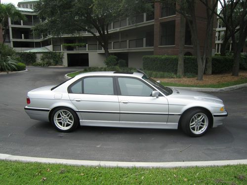 2001 bmw 750il, v12, silver, mint condition