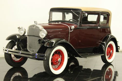 1931 ford model a victoria 200.5ci 4 cylinder 3 speed professionally restored