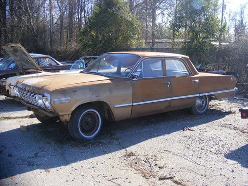 1963 chevy impala 4 door pretty solid l@@k belair biscayne