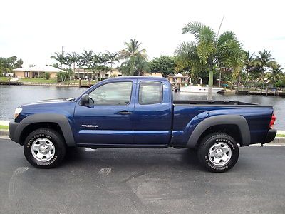 07 toyota tacoma 4-wheel drive access cab 4dr*5-speed*1 owner*rare find*fla nice
