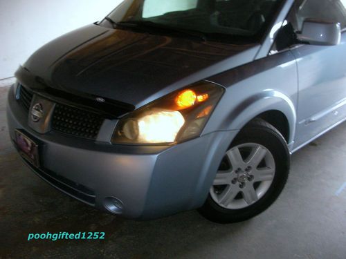 2004 nissan quest sl nice blue metallic color. no reserve!