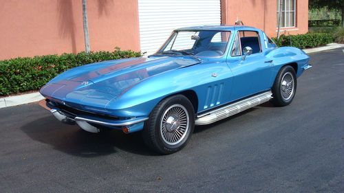 1965 corvette coupe 327/350hp nicely documented