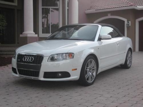 2009 audi a4 cabriolet s-line automatic 2.0t leather