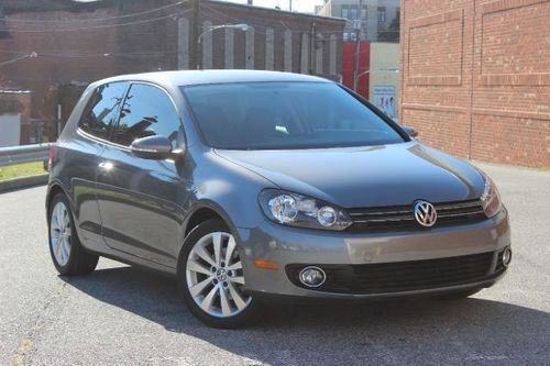 2012 volkswagen golf tdi hatchback turbo diesel 6-speed manual alloy wheels