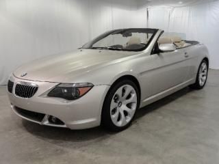 2007 bmw 6 series 635i convertible sports package heated seats