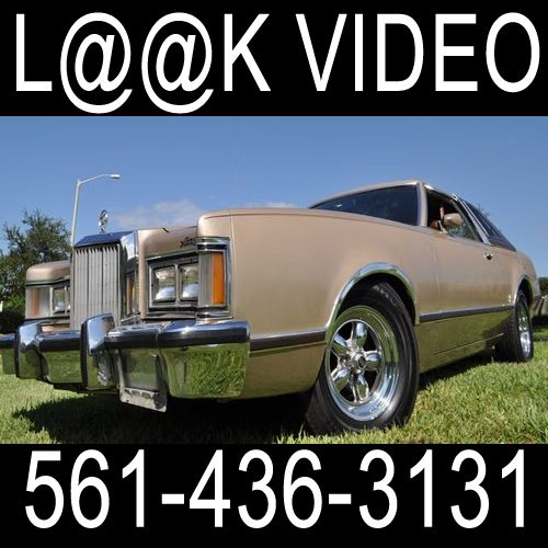 1978 mercury cougar one owner **low miles 46k** custom chrome rims like new tire