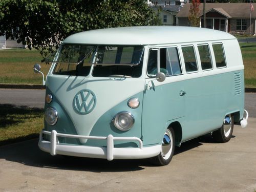 1964 volkswagen bus 11 window safaris walk through standard restored rust free