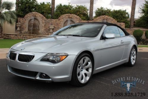 2006 bmw 650i convertible cabriolet comparable to a 645csi clk carfax certified