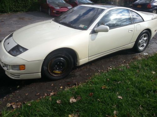 1992 nissan 300zx twin turbo coupe 2-door 3.0l pearl white 5 speed