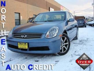 2005 (05) blue g35x all wheel drive sunroof heated seats abs cd all power loaded