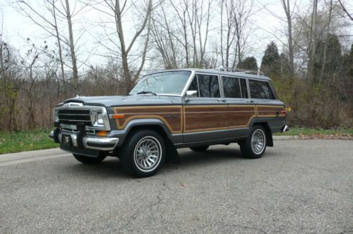 1988 jeep grand wagoneer with rare factory sunroof