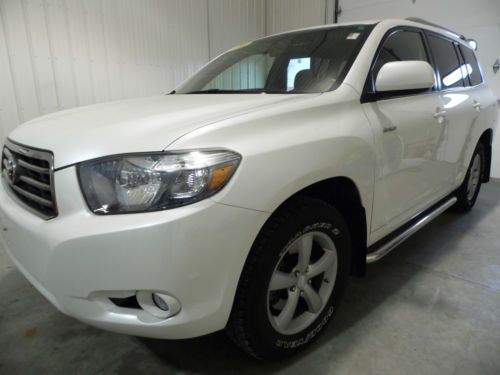 2008 toyota highlander loaded awd 3rd row seating *** no reserve bid to win ***