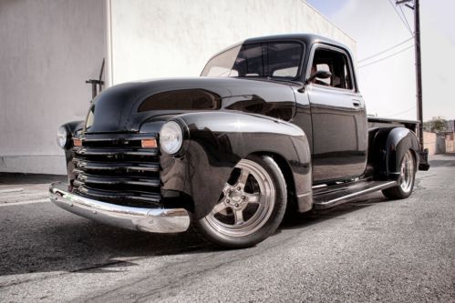 1949 chevy pickup black 5 window