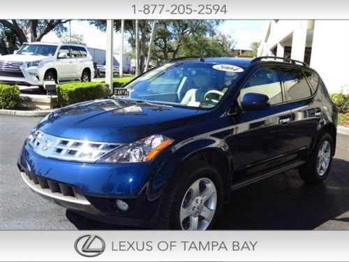 Nissan murano 86k mi v6 fwd heated leather sunroof fast clean carfax one owner